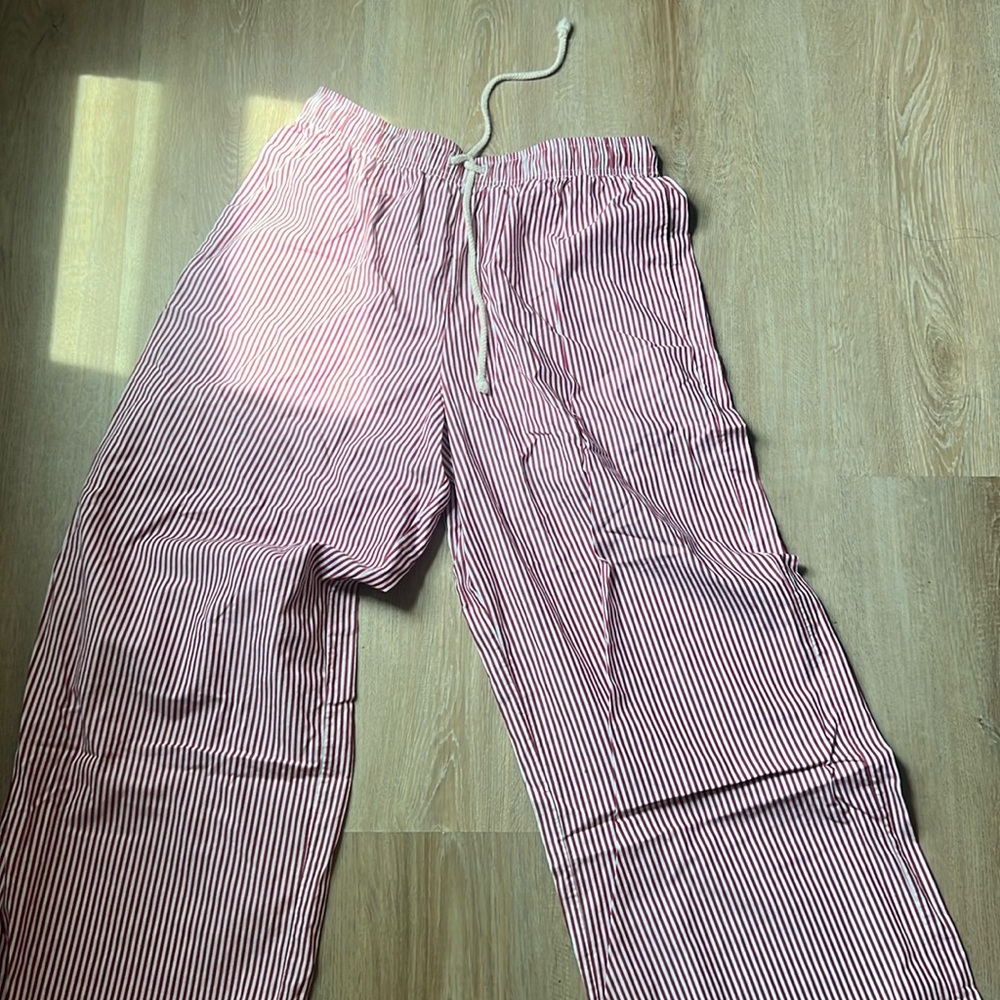 Donni striped pants- wore one time - Picture 1 of 2